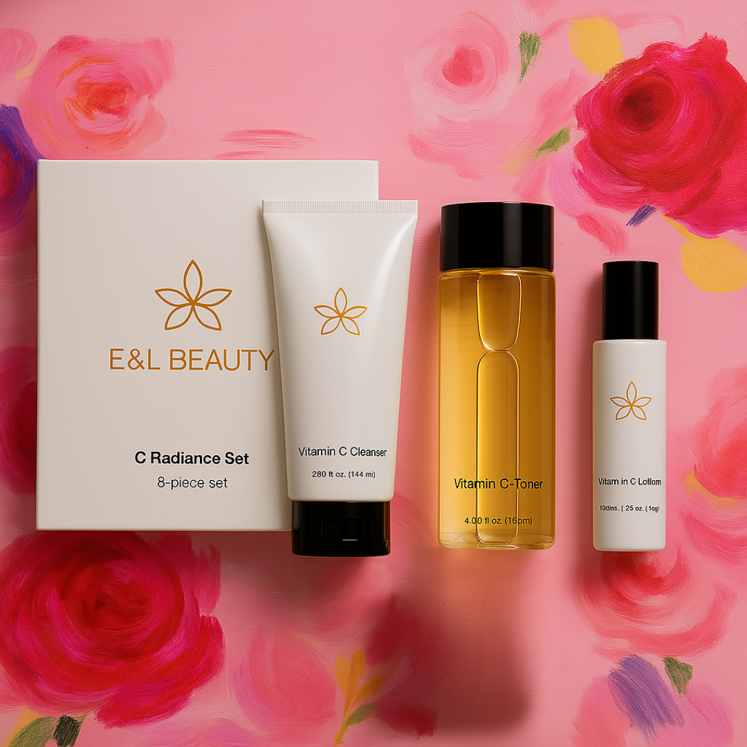 🍊 ערכת C Radiance – עור קורן, זוהר ובריא | E-L-Beauty E-L-Beauty