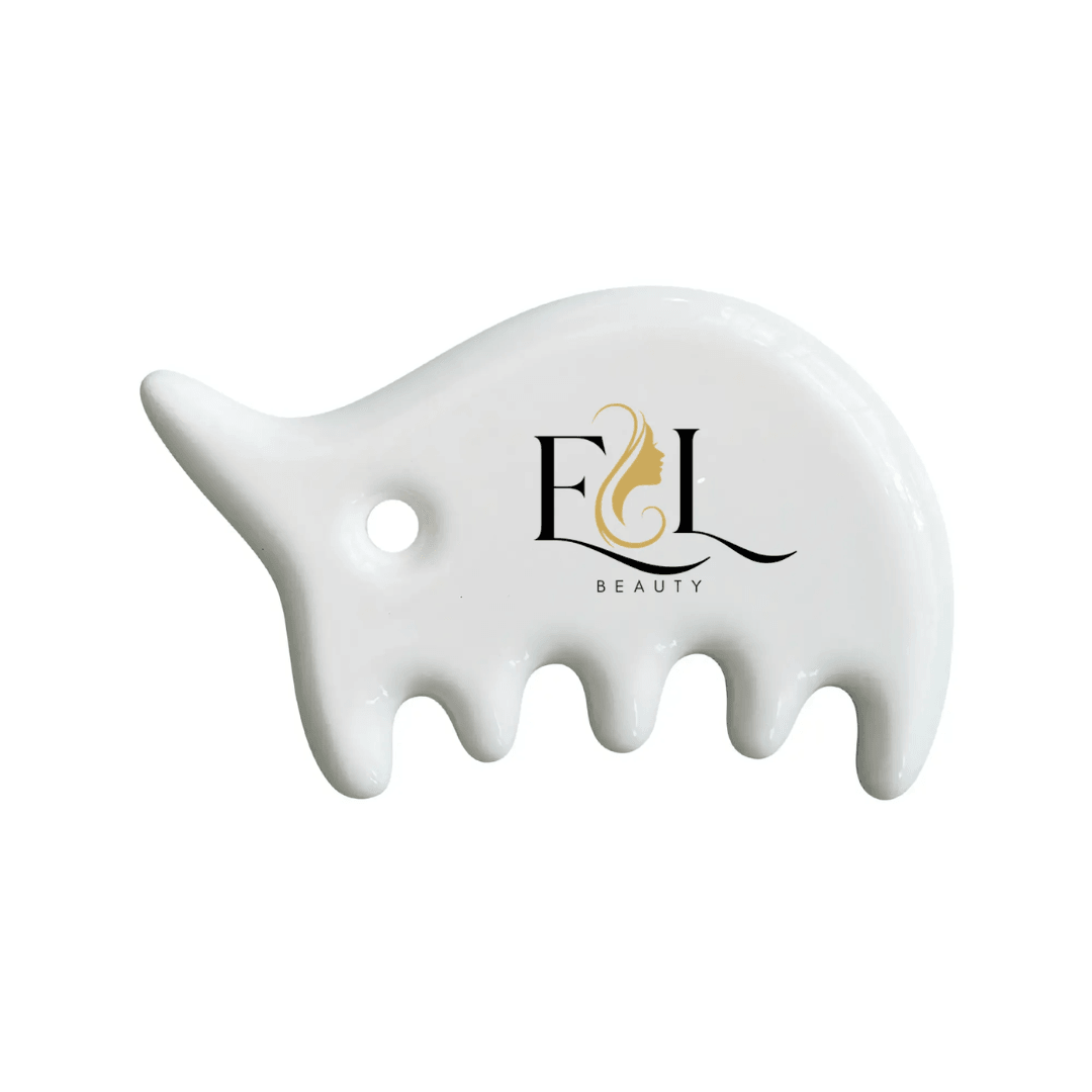 אבן גואשה Sculpting 100% קרמיקה טבעית – E-L-Beauty | להחייאת עור, הפחתת נפיחות ושיפור מראה הפנים E-L-Beauty